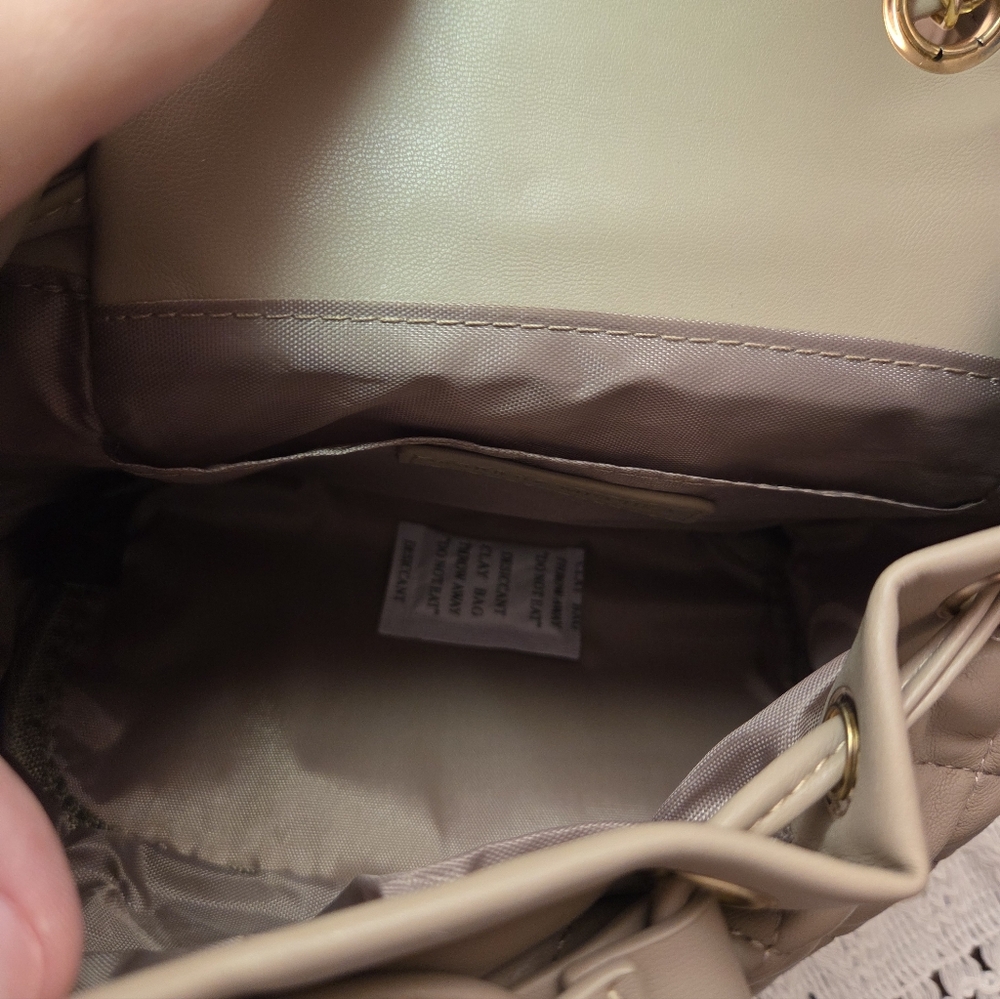 Badgley Mischka Drawstring Small Backpack NWT - image 5